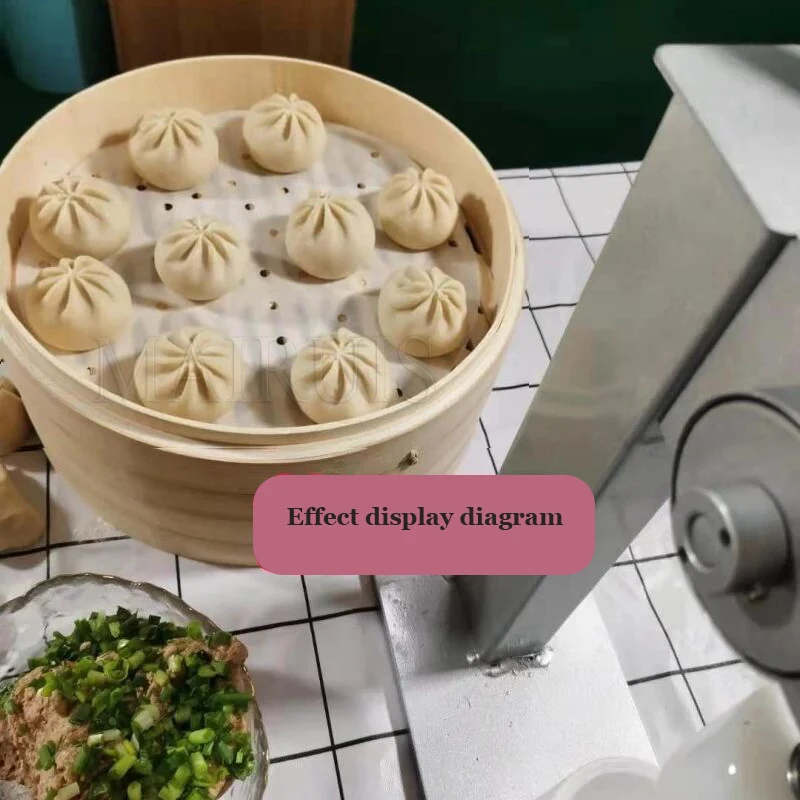 Whole Set Baozi Momo Red Bean Bun Forming Making Machine Manual Steamed Stuffed Bun Maker Dough Press and Cutting Machines