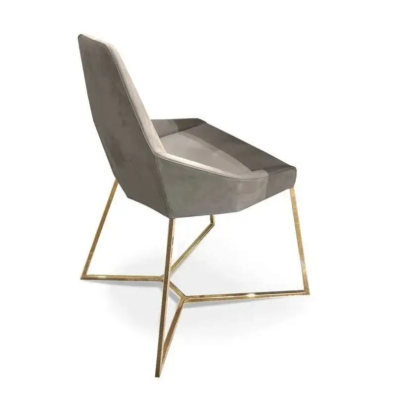 كراسي جلدية لتناول الطعام بسيطة لغرفة الطعام الحديثة والمطبخ ومسند الظهر كرسي مصمم خفيف فاخر ومبتكر كرسي طعام منزلي