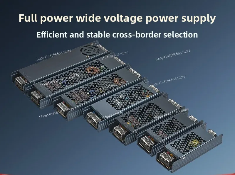 Wide‑Voltage Switching Power Supply, AC 110‑220V To DC 12V 24V, Low‑Voltage Power Adapter for Light Strip & Light Box