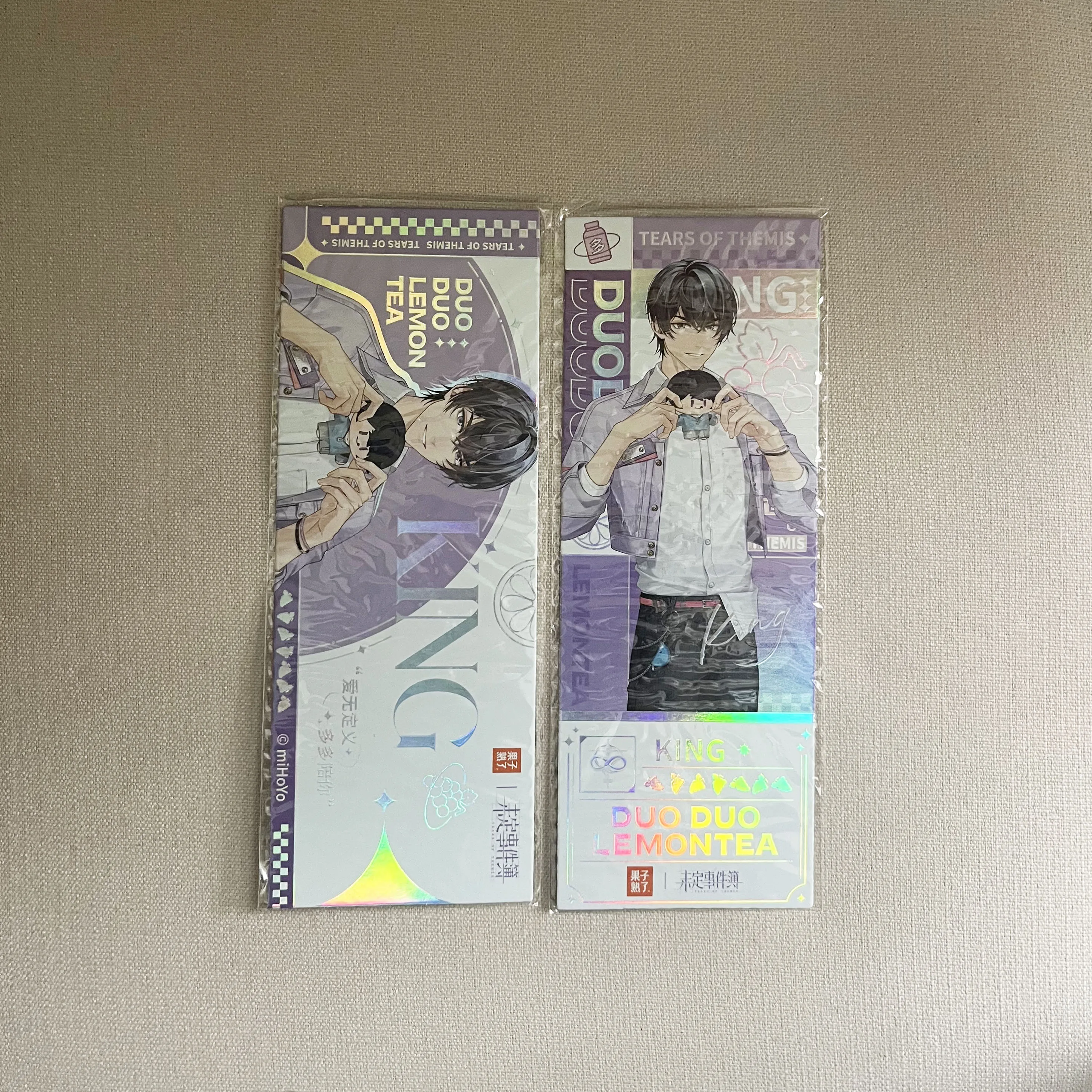 Sunsyea Tears of Themis Official Merch From miHoYo Theme Series Laser Tickects Adjudicator King Libra Raven
