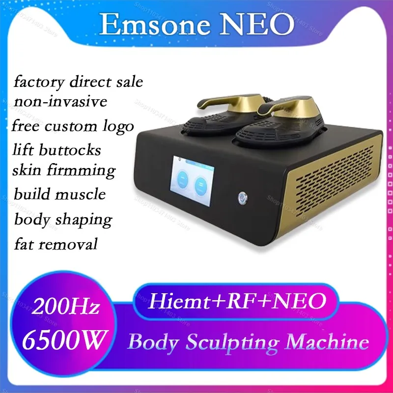 

Professional Emsone NEO 6500W Sculpting RF Machine EMS Body Slimming HI-EMT Muscle Stimulation Fat Removal