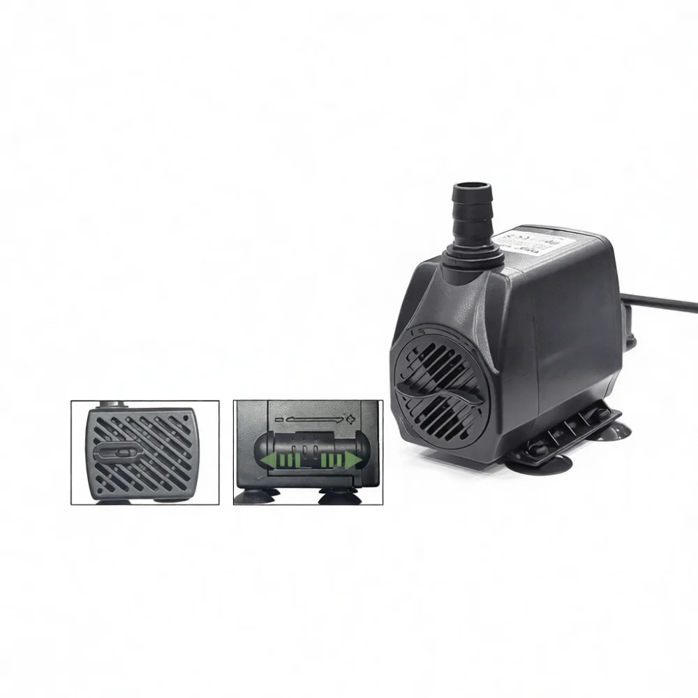 Compact Submersible Water Pump For Fish Tank Aquarium Quiet System Filtration Circulation Fountain Pump Eco Friendly