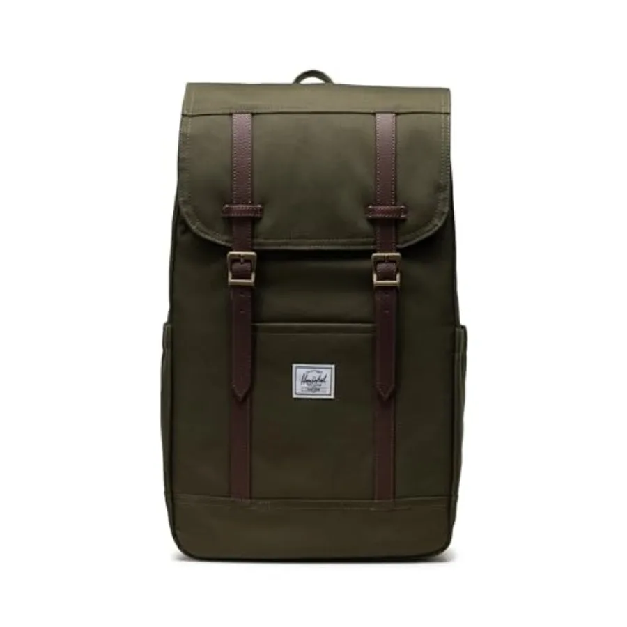 

Retreat Backpack Ivy Green Standard 23L Outdoor Hiking Waterproof Nylon Carry-On Storage Pack with Adjustable Straps and Multip