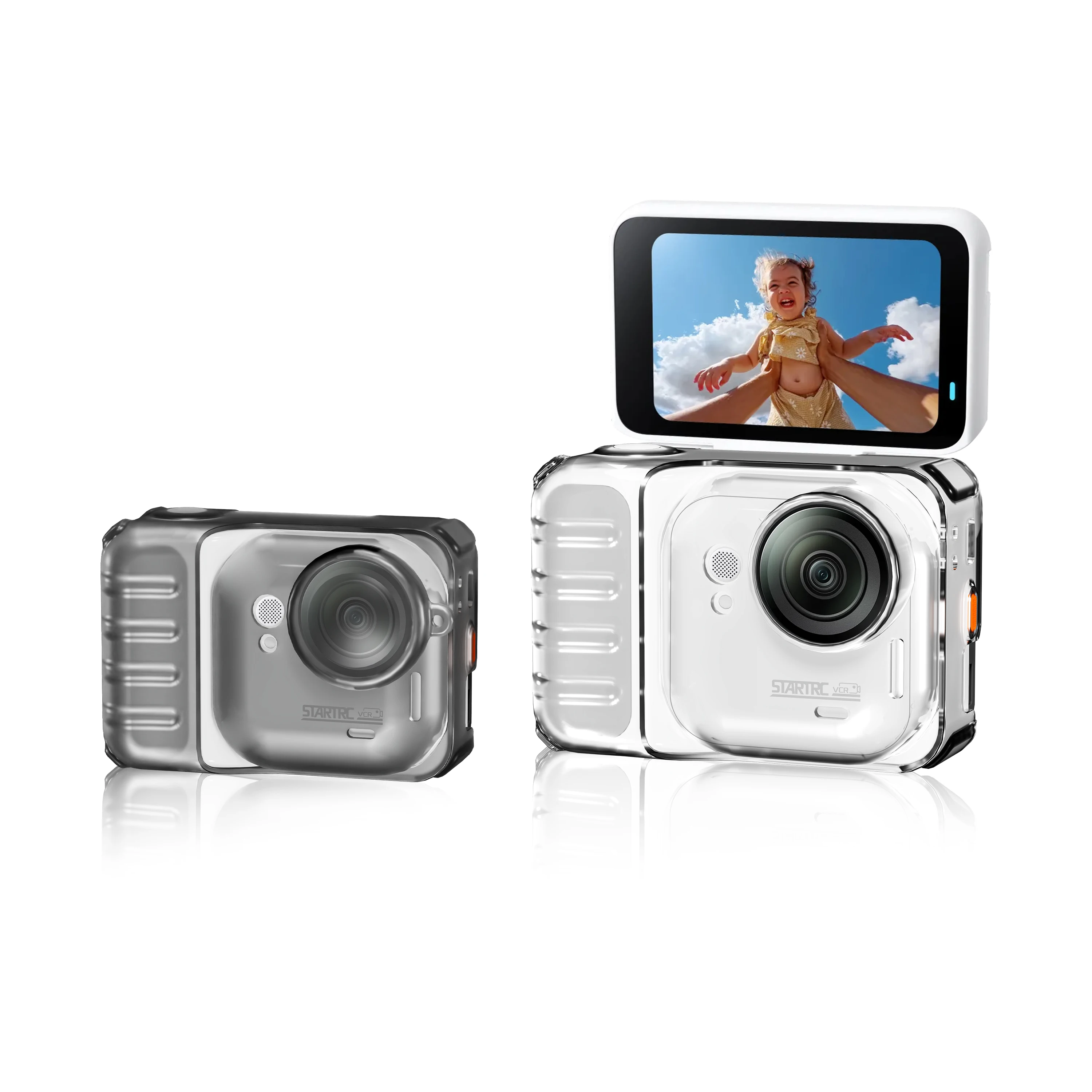 Ochronne etui na akcesoria Insta 360 Go Ultra, odporne na wstrząsy, odporne na zarysowania, zmywalne, przezroczyste, antypoślizgowe, pyłoszczelne. — zdjęcie produktu 7