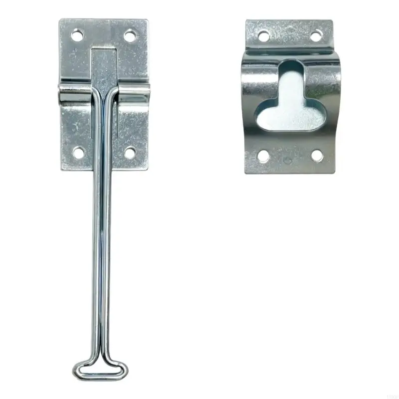 RVs Motorhome T-Style Door Holder, Metal Holdback Hook Assembly with Four Mounting Holes for Open Door New