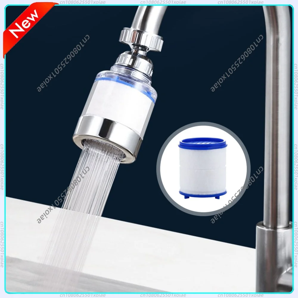 360 Degree Rotating Faucet Filters Bubbler Mount Anti-splash for Household Kitchen Bathroom Faucet Water Clean Filter Purifier
