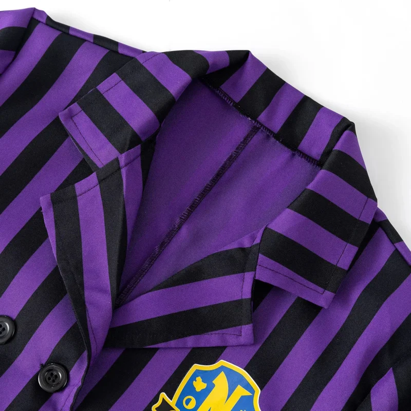 Costume de Cosplay du mercredi addam Enid Sinclair, uniforme scolaire Nevermore pour enfants filles femmes, veste jupe, Costume Hall, nouvelle collection 2025 ☆ ☆