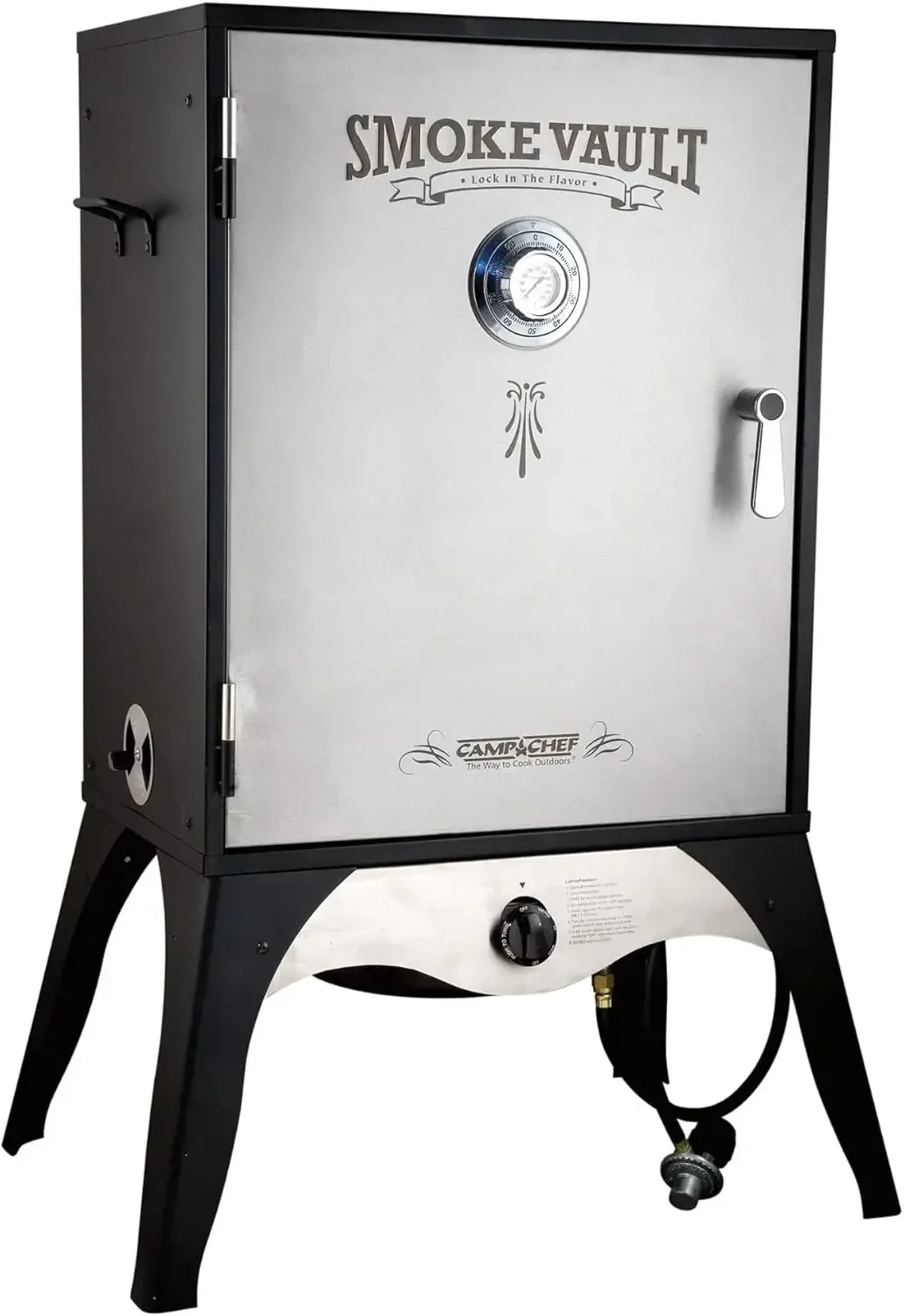 Smoker, Smoke Vault - Vertical, Propane Meat Smoker for Outdoor Cooking of Meat, Pies & More - 150°F To 350°F Range - 24