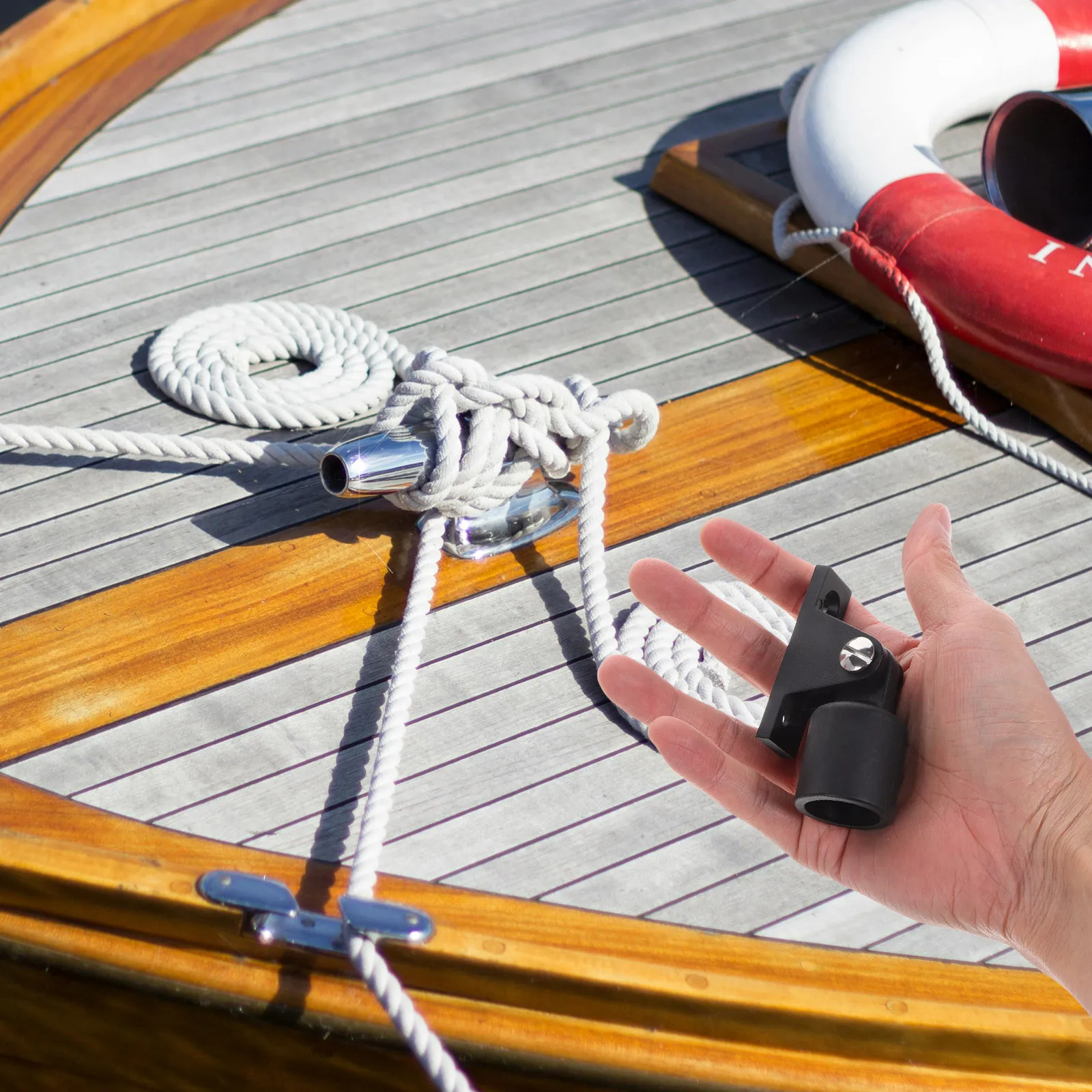 

Sliding Hat Tent Accessories End Cap Boat Top Hardware Camper Awning Parts Canopy Replacement Nylon Eye for Marine