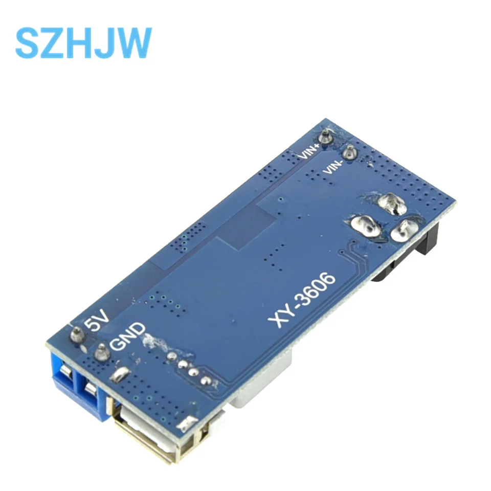 DC 5A Step-down Power Supply Module 24V/12V Wide Voltage 9-36V to 5V Power Converter XY-3606