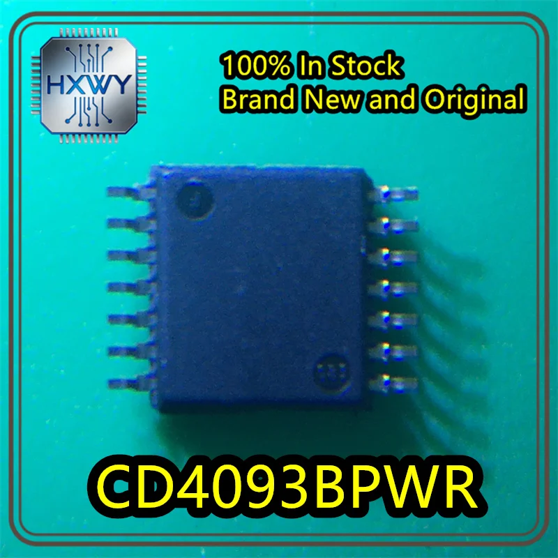 (10/50 pieces) Original CD4093BPWR CD4093B TSSOP-14 Quad 2-input AND-NOSMITT Flip Chip