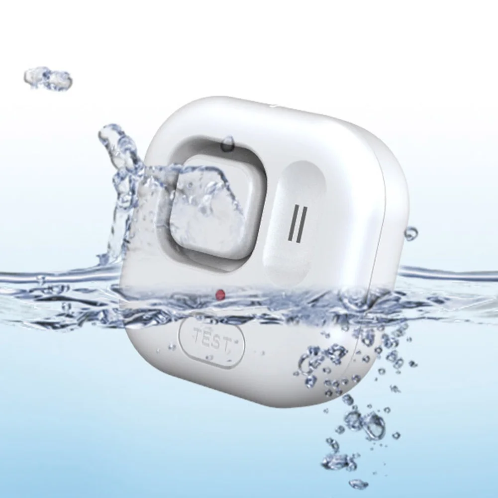 Water Leak Detector 120dB Wireless Water Leakage Alarm System Reliable Performance 66.2*27mm For Home Kitchen Bathroom Sink