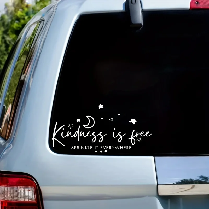 Matte Vinyl Decal Sticker Kindness Surrounds Inspirational Quote Waterproof Plastic Surface Decor Gift