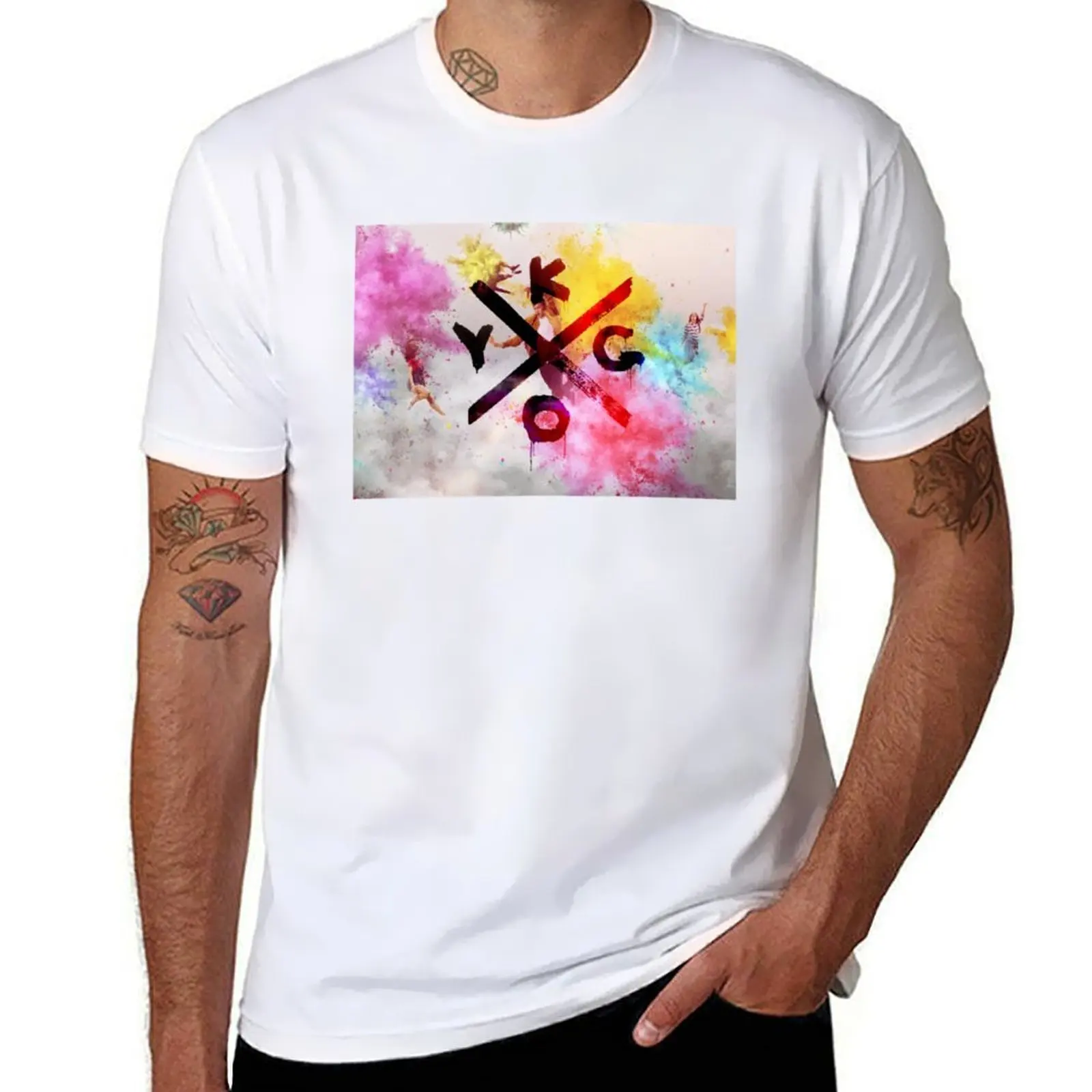 

Kygo Colorfull T-Shirt man graphic t shirt man t shirts high quality luxury brand T-Shirt
