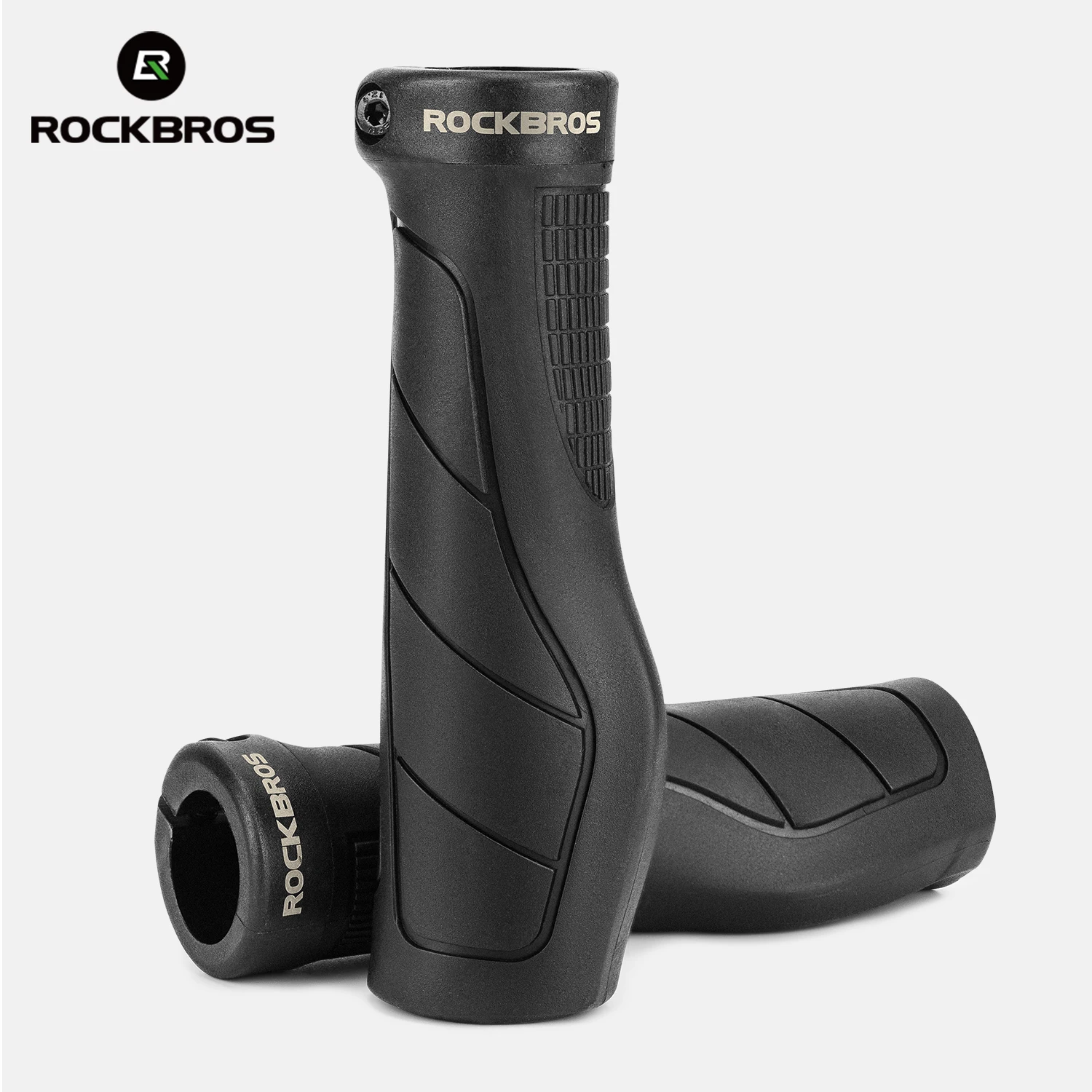 

Велосипедные ручки ROCKBROS с одинарным герметичным кольцом-фиксатором, амортизирующие, комфортные, эргономичные, с шариковым механизмом для руля