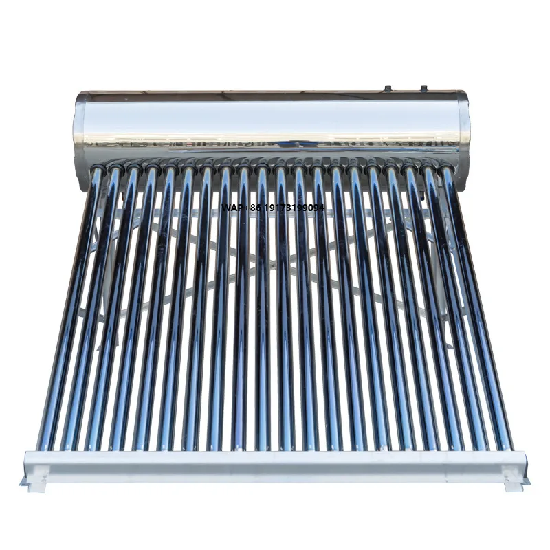 

Smart Control Vacuum Tube Solar Water Heater LCD Display Auto Heating Manual Temperature Setting