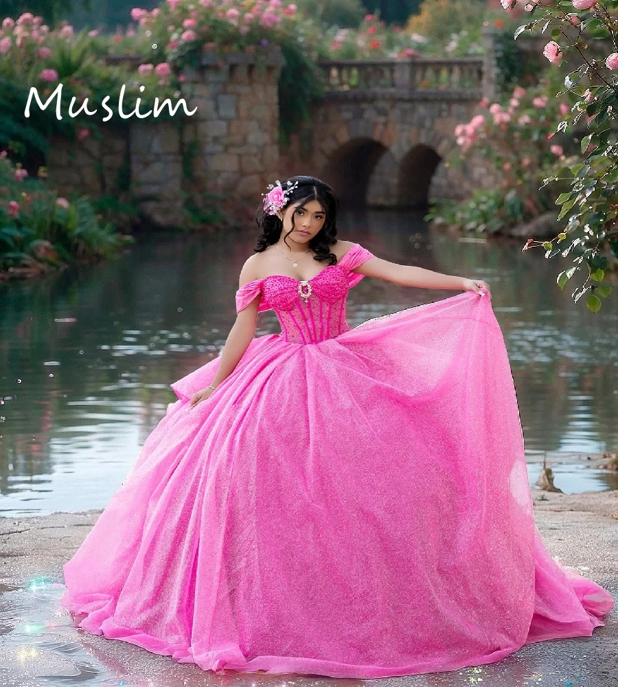 Luxury Hot Pink Qui…