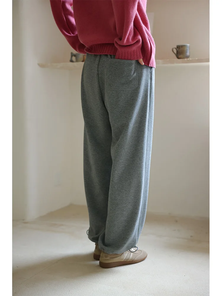 

Теплые широкие брюки Thiened, 400 г, зимние новые женские повседневные брюки Arctic Fce, удобные хлопковые брюки с талией