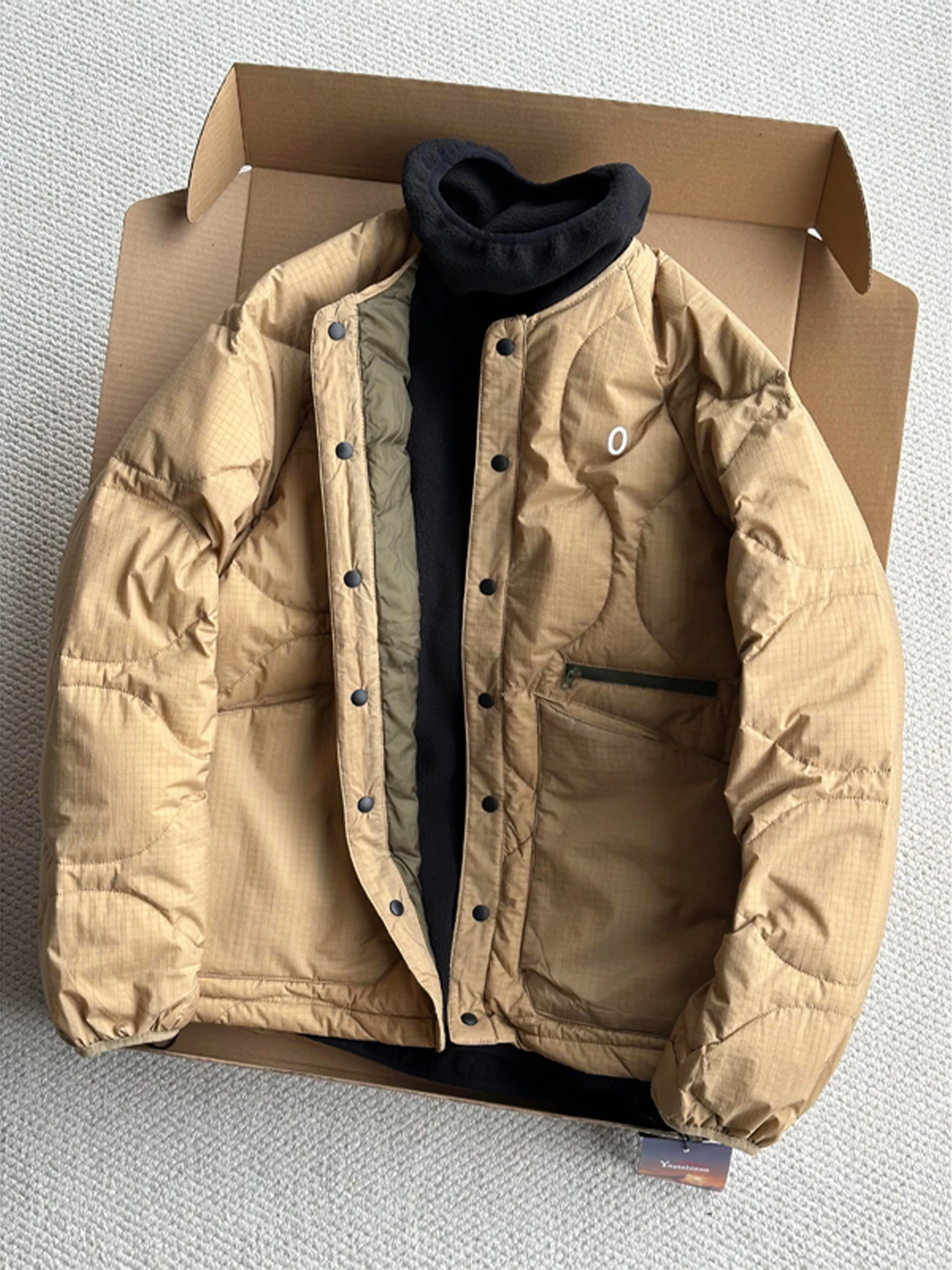 

Men's Thiened down Jaet Outdoor Climbing Cotton Coat Lightweight Tee-Proof Fall Winter Warm Mountain Series down Vest