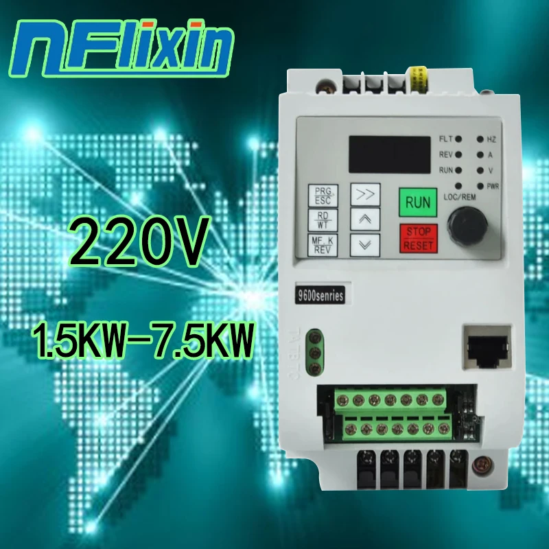 HOT ! VFD 220 4KW for spain Variable Frequency Drive 3 Phase Speed Controller Inverter Motor VFD Inverter