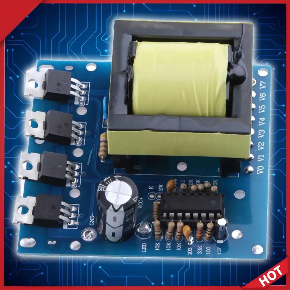 Inversor de Onda Senoidal Pura 500W DC-12V-24V para AC-180V-220V-380V Inversor de Bateria Doméstico Acessórios de Fonte de Alimentação Multifuncional