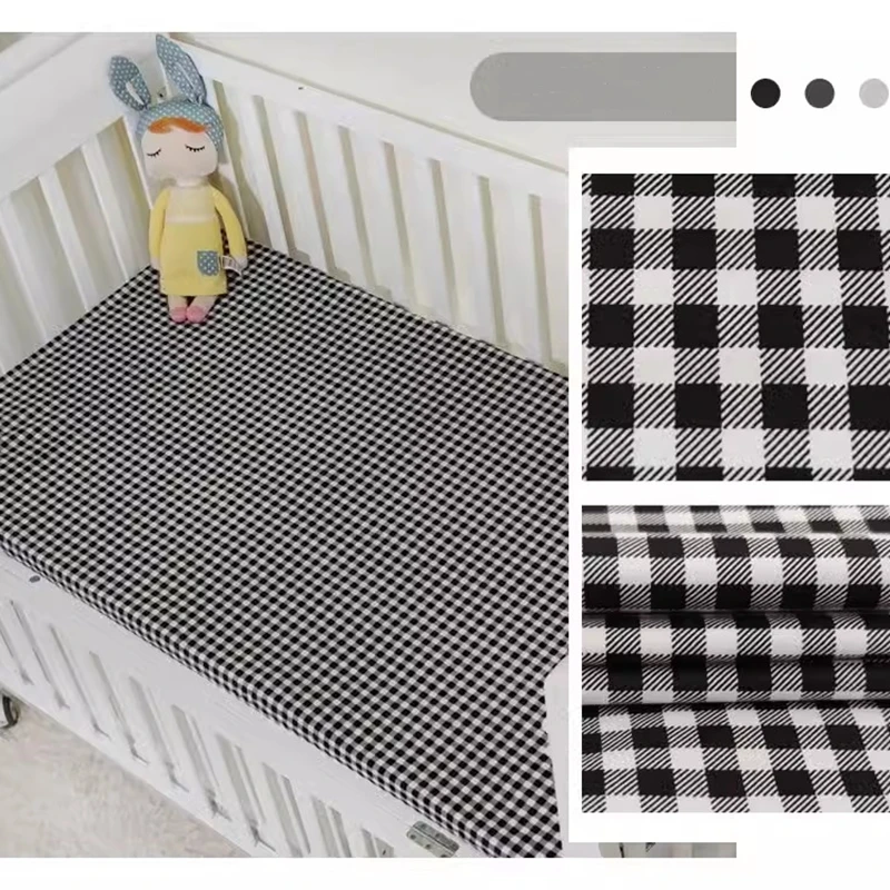 Dot Baby Crib Bedding Sets, Algodão, Berçário, Criança, Bed Protector, 4 Pára-choques e Folha, 5pcs