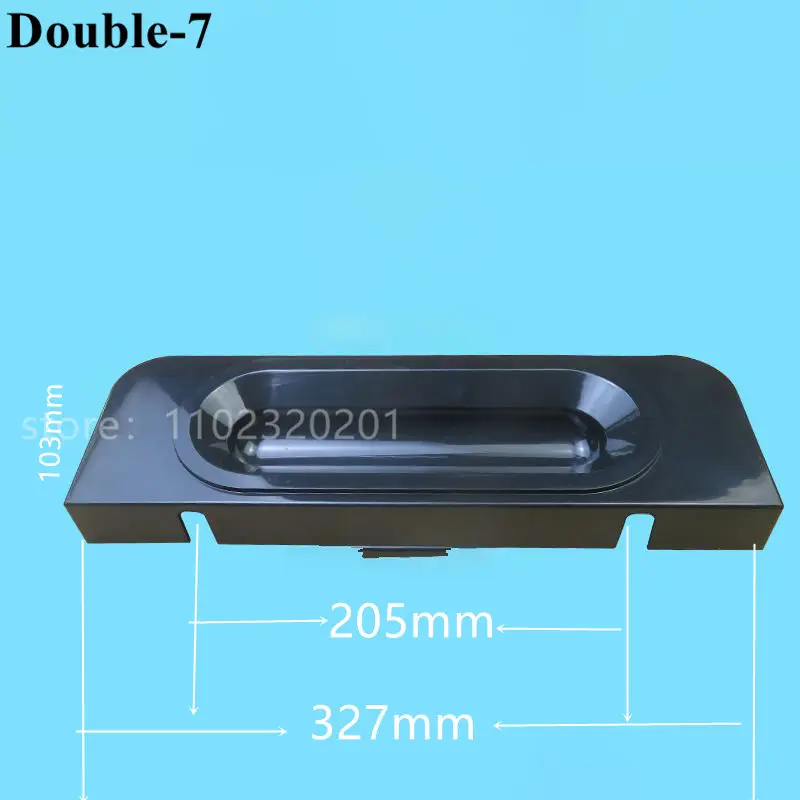 327 X 103mm Water Drip Tray Spare Part Plastic Front Basin Replacement For Soft Serve Ice Cream Machines 1 PC