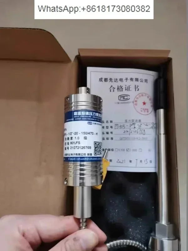 Pressure 50mpa, thread M14, output 0-10V, thermocouple K-type temperature and pressure sensor