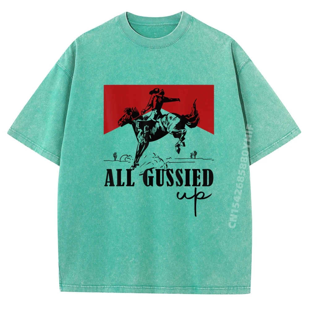 

Oklahoma Smoke Show Oklahoma Smokeshow All Gussied Up Fashion T Shirt Men Men Clothing Printed Washed T-shirts