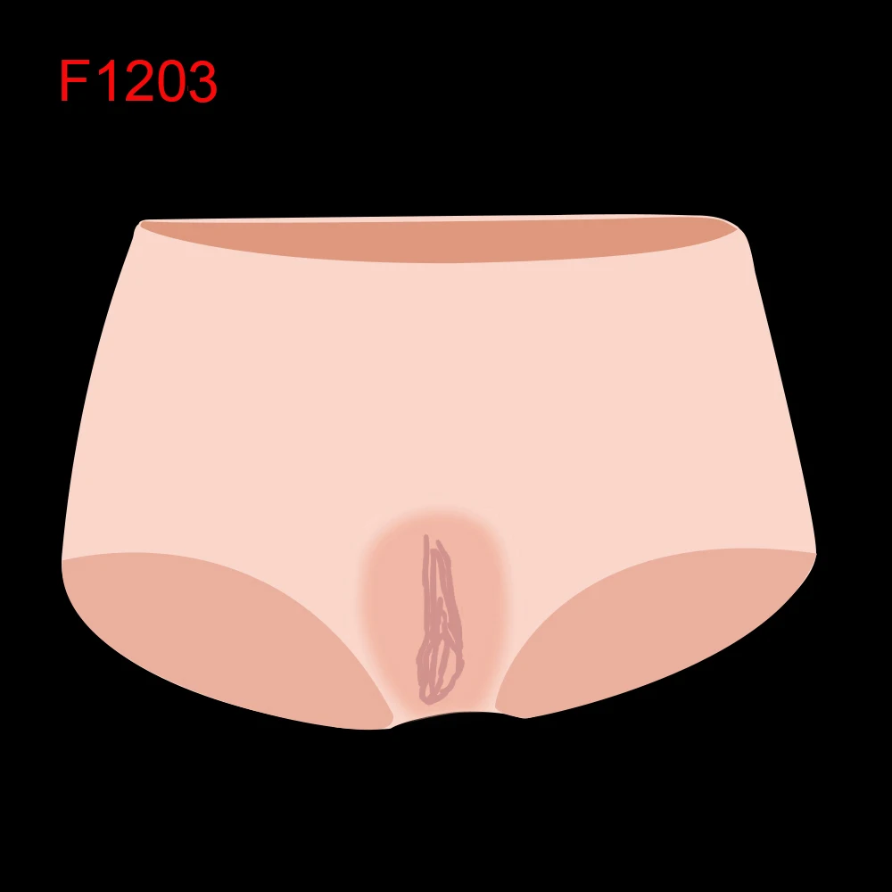 FAAK Crossdresser Realistic Silicone Panty Stretchable Fake Vaginal Hip Enhancer for Cosplay Transgender Gay