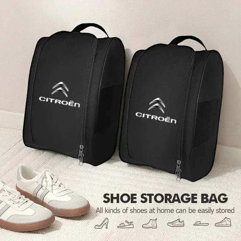 Car Logo Sneaker Storage Tools Travel Outing Shoe Storage Bag For Citroen C1 C2 C3 C4 C5 C6 C8 C4L DS3 DS4 DS5 DS5LS DS6