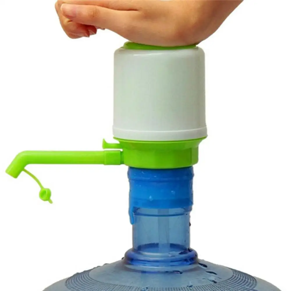 Plastic 5 Gallon Bottled Drinking Water Hand Press Manual Pump Dispenser Tool