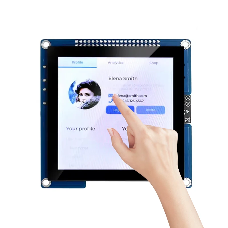4 Inch Development Board Smart Display ESP32 S3 480*480 LVGL WIFI&Bluetooth LCD Graphic Display TFT Screen Module With Touch