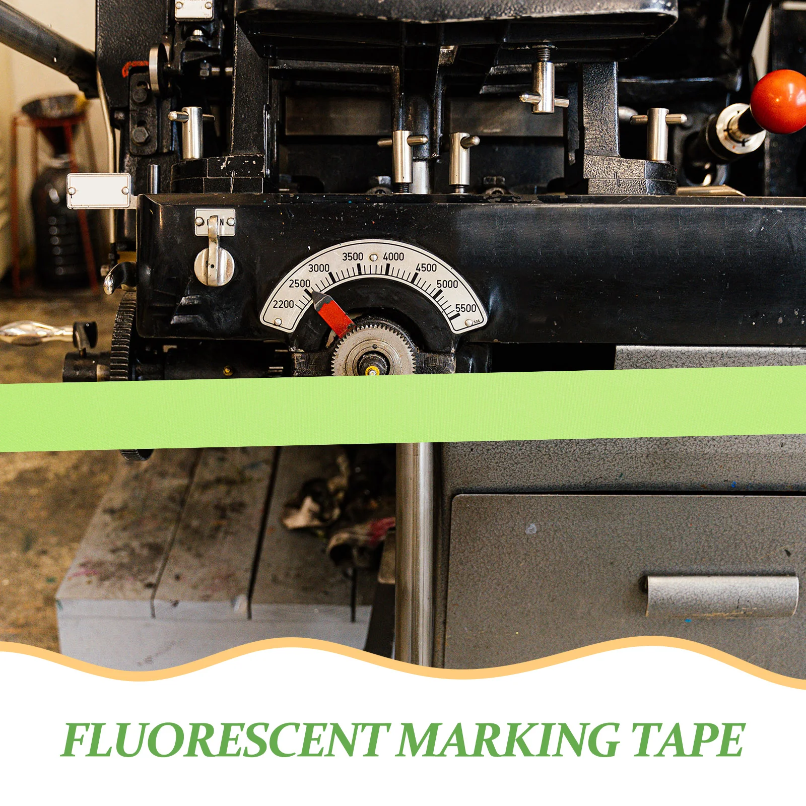 

Fluorescent Marking Tape 25mm x 30m PVC Green Non Adhesive Safety Caution Floor Outdoor Tree Construction Party Flagging Tapes