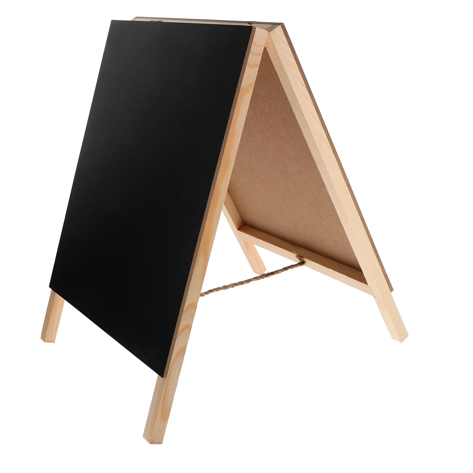 

Wooden Message Small Chalkboard For Shop Home Office Foldable Display Board Erasable Writing Board Desktop Standing