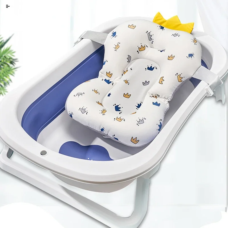 Universal Baby Bath Pad Net Bath Basin Pad Newborn 0-1 Years Old Sponge Baby Products Baby Bath Suspension Pad