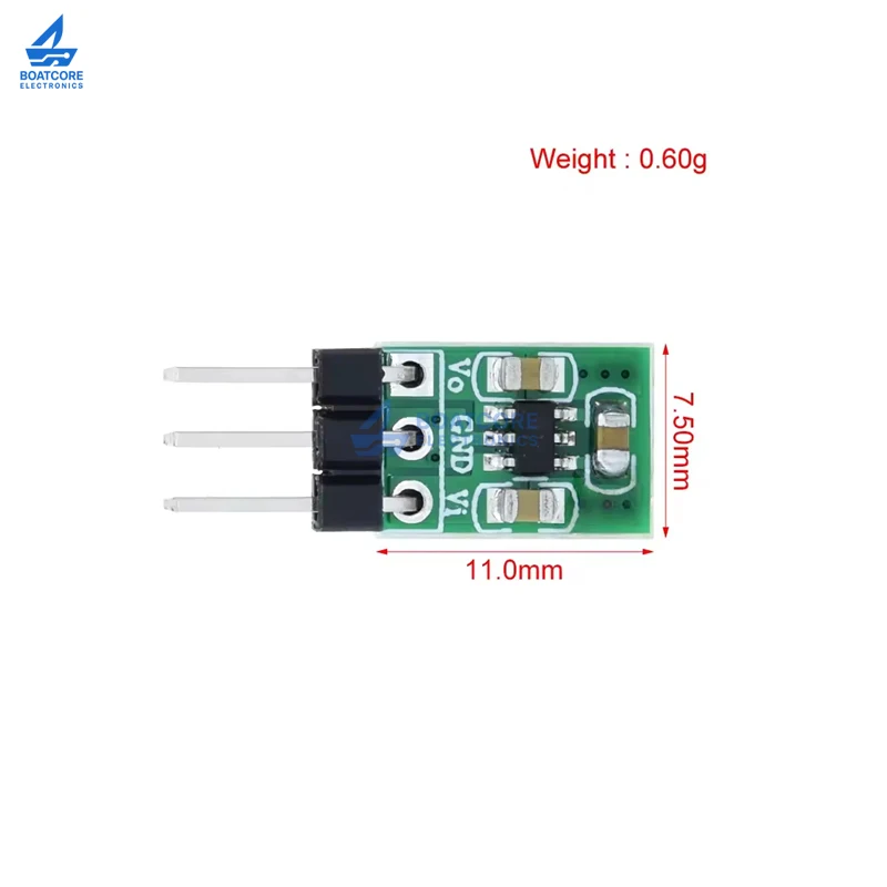 1/5 قطعة محول تيار مستمر صغير/تيار مستمر 1.8 فولت 3 فولت 3.7 فولت 5 فولت إلى 3.3 فولت دفعة وبوك 2 في 1 مضخة شحن منظمة منخفضة الضوضاء