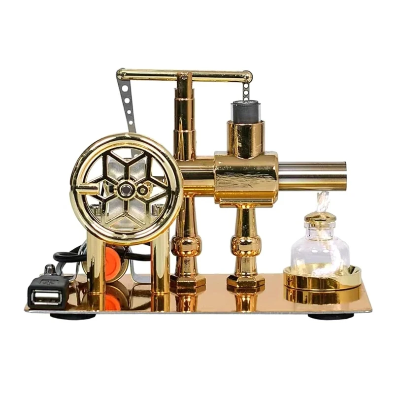 B-M Metal Stirling Engine Model Physical Science Experiment Stirling Engine Model Physical Science Experiment Teaching Aids