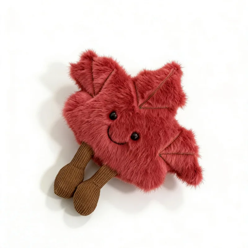 Nowy breloczek do kluczy z pluszową zabawką Jellycat Canada Maple Leaf, uroczy dodatek do torby