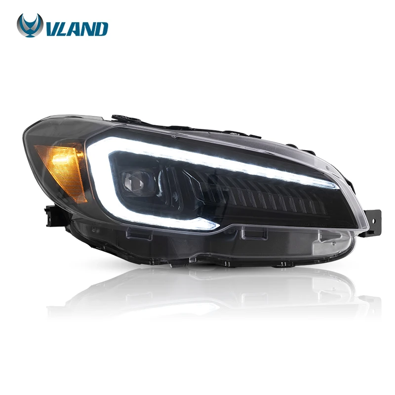 VLAND Factory With Sequential & Welcome Breathing DRL Full LED Headlights Front Head Lamp 2015-UP for Subaru Impreza WRX VA STI