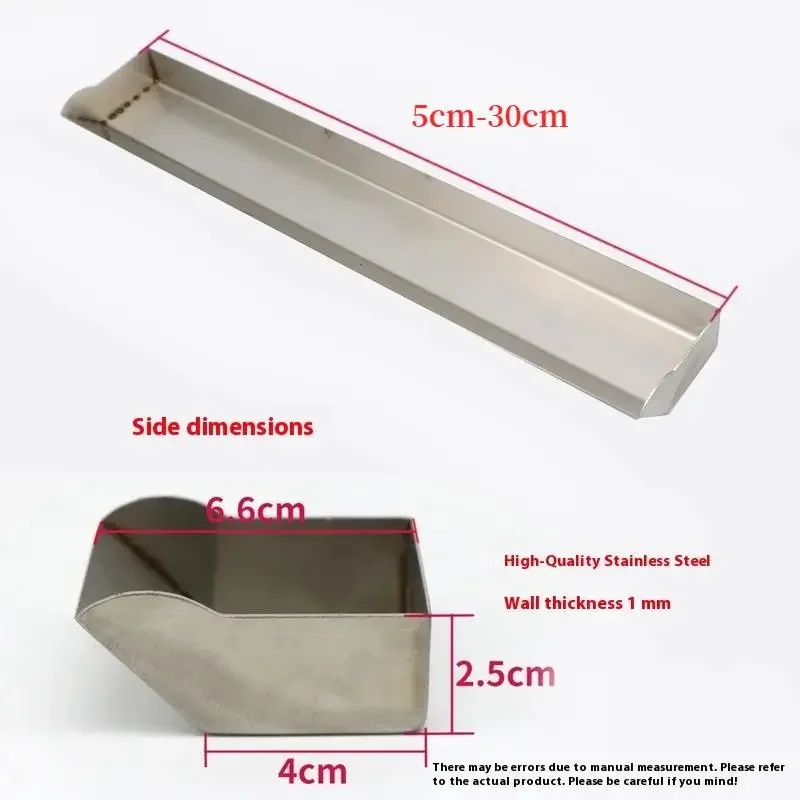 Stainless Steel Screen Printing Sizing Machine Coating Scraper 5-30CM Aluminum Emulsion Scoop Coater Tools