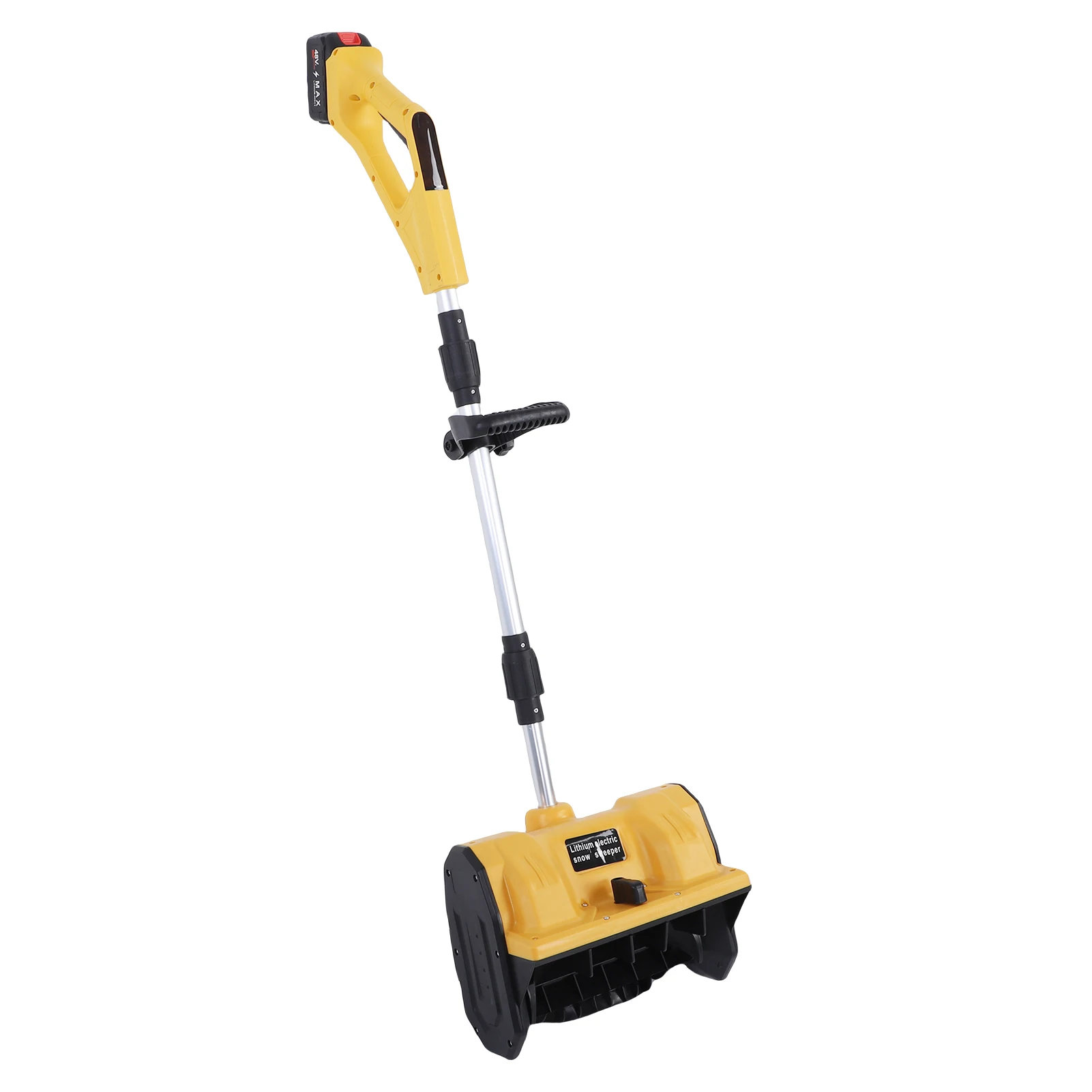 مجرفة ثلج لاسلكية تعمل بالبطارية مع لوحة اتجاهية بعرض 11 بوصة ومقبض مريح تصميم قابل للطي 2 Rech #4