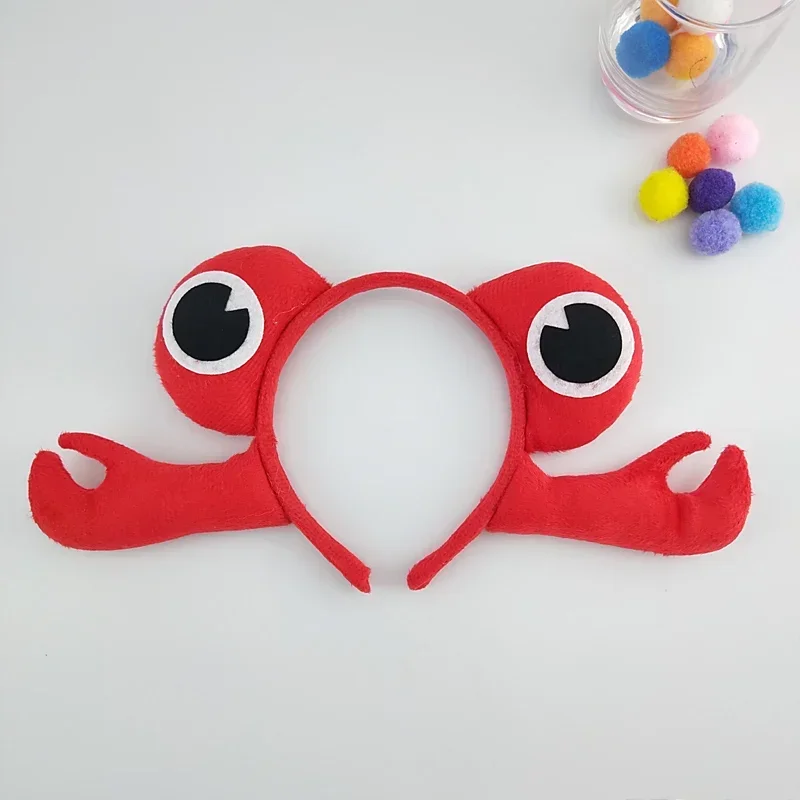 Bandeau de crabe avec oreilles de poisson pour adultes et enfants, bandeau de sauna, costume de cosplay, cadeau animal pour la fête d\'anniversaire,