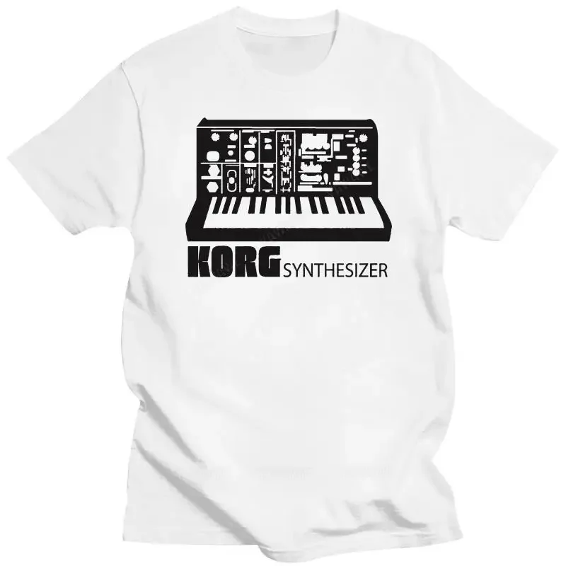 Vintage Moog Rare Sampler Analog New arrived t shirt for man Adult tee tops teenager cotton tee-shirt Korg Synthesizer T-Shirt