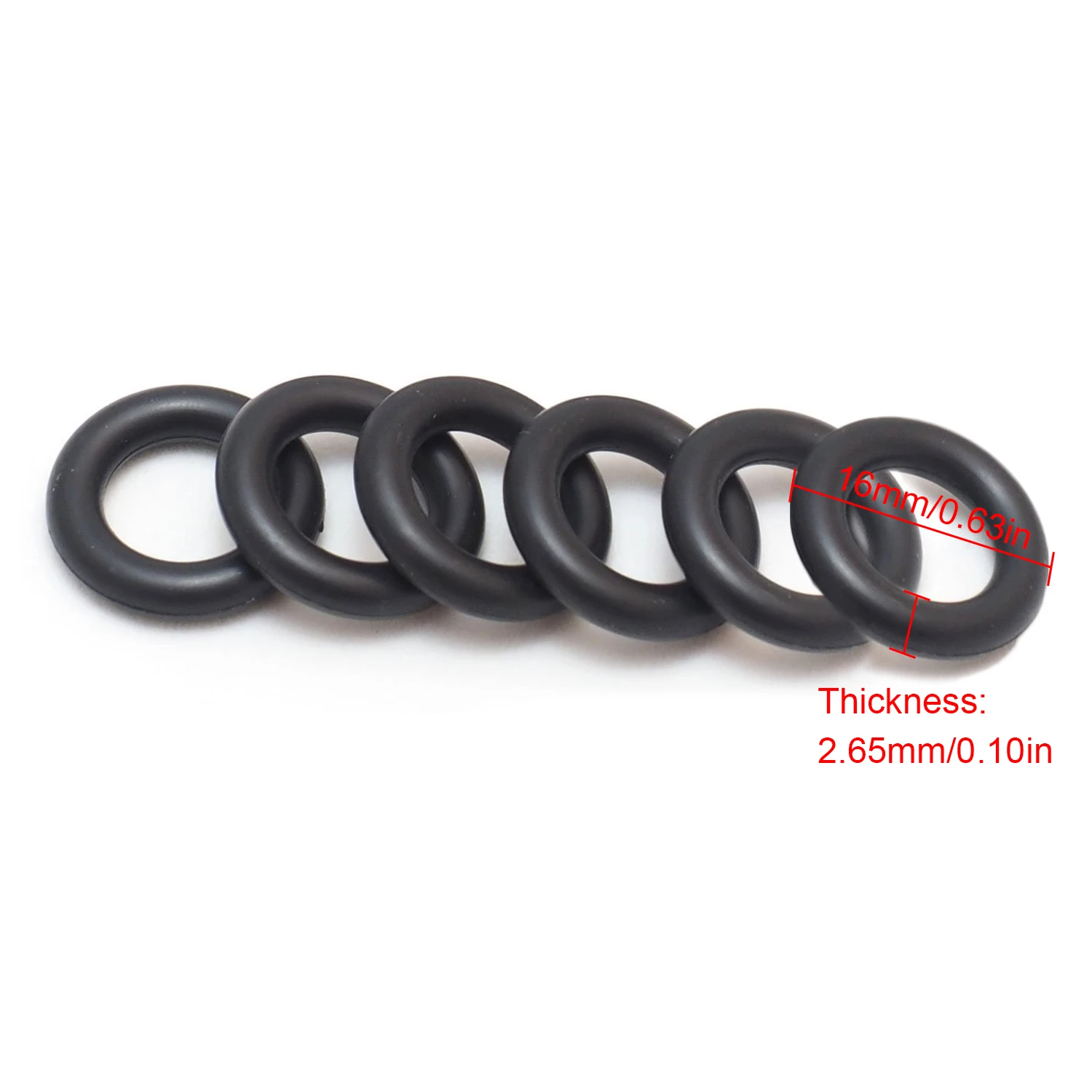 50PCS Replacement Rubber O-Ring Sealing Gasket Washer High Pressure for Garden Orchard Farm Hoses Quick Connectors Couplers