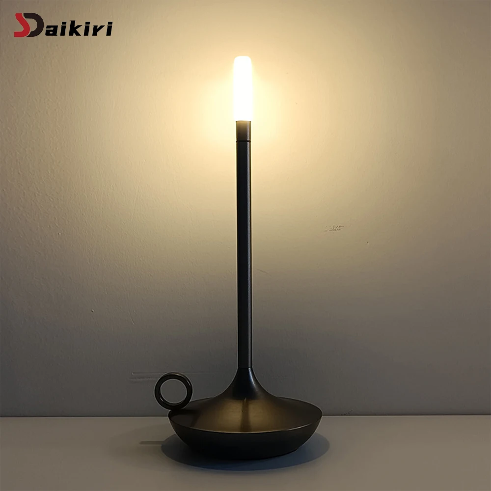 Desk Lamp for Decoration Usb Bed Side Touch Table Lamp Nightlamp Rechargeable Wireless Led Lights Candle Warmer Aladdin's Lamp