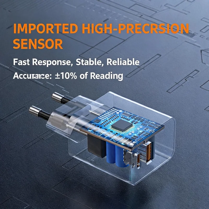 Vacuum Gauge VGW-mini Digital Micron Tester HVAC Refrigeration Maintenance Accurate Measurement Wireless 0-19000 Micron