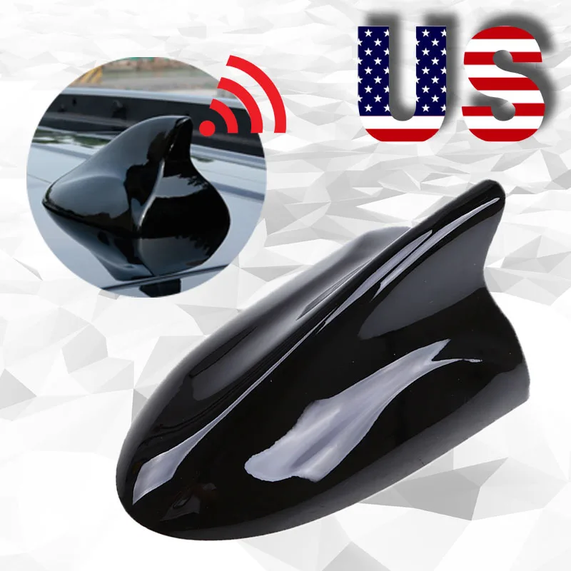 

Universal Car Shark Fin Antenna FM Signal Antenna Roof Radio Aerial Car Accessories For BMW Honda VW Audi Ford Mini Cooper Opel