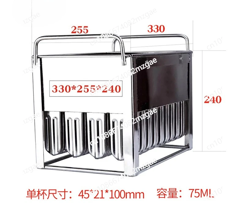 

Stainless steel ice cream mold popsicle ice cream mold popsicle mold 12 ice grid popsicle machine