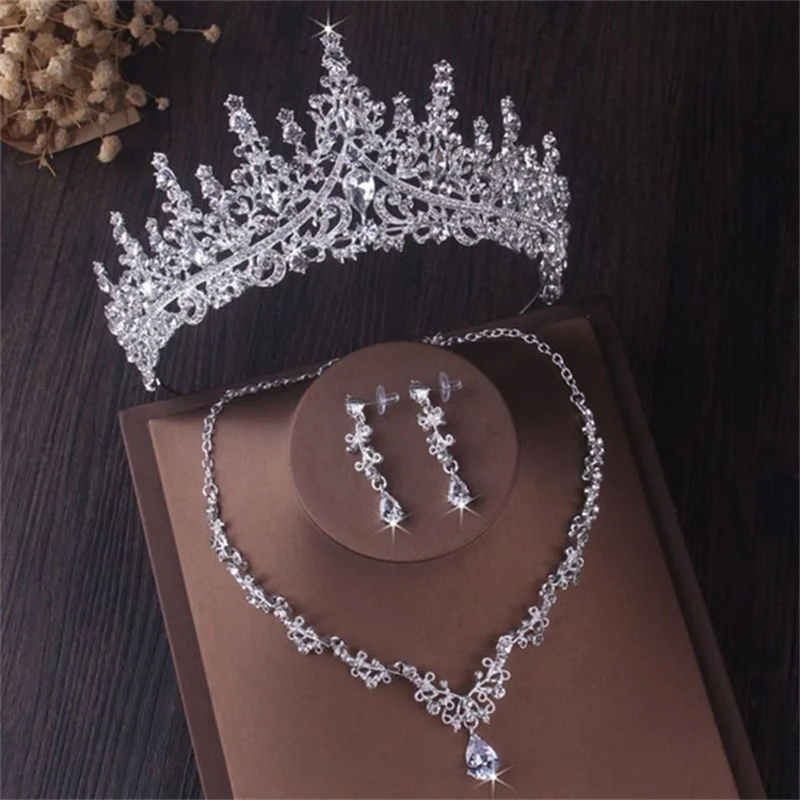 Bride Luxury Crown 3-piece Set Romantic Birthday